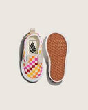 Vans Toddler Slip-On V Shoes - Retro Rainbow Checkerboar