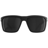 Spy Overhaul XL Sunglasses - Soft Matte Black - Happy Boost Pola rBlack Mirror + ANSI