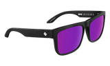 Spy Discord Sunglasses - Slayco Black Matte Viper - Happy Bronze Purple Spectra