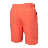 Saxx Mens Go Coastal Classic Volley 7" Swim Short - Hot Coral