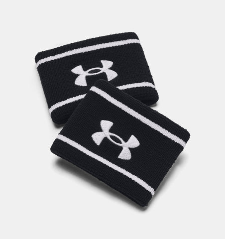 Under Armour Unisex UA Striped Performance Terry 2-Pack Wristbands