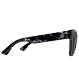 Spy Dessa Sunglasses - Black Marble Tort - Happy Gray Green