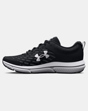 Under Armour Men's UA Charged Assert 10 Wide (4E) Running Shoes - Black / White - 001