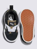 Vans Toddler KNU Skool Elastic Lace Shoes - Camo Black/Green