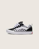Vans Toddler Knu Skool Elastic Lace Shoes - Checkerboard Black/True W