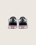 Vans Toddler Knu Skool Elastic Lace Shoes - Checkerboard Black/True W
