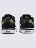 Vans Toddler KNU Skool Elastic Lace Shoes - Camo Black/Green