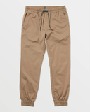 Volcom Mens Frickin Slim Jogger Pants - Khaki