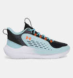 Under Armour Women's UA Breakthru 5 UAA Basketball Shoes - Stream / Black / Blaze Orange - 494