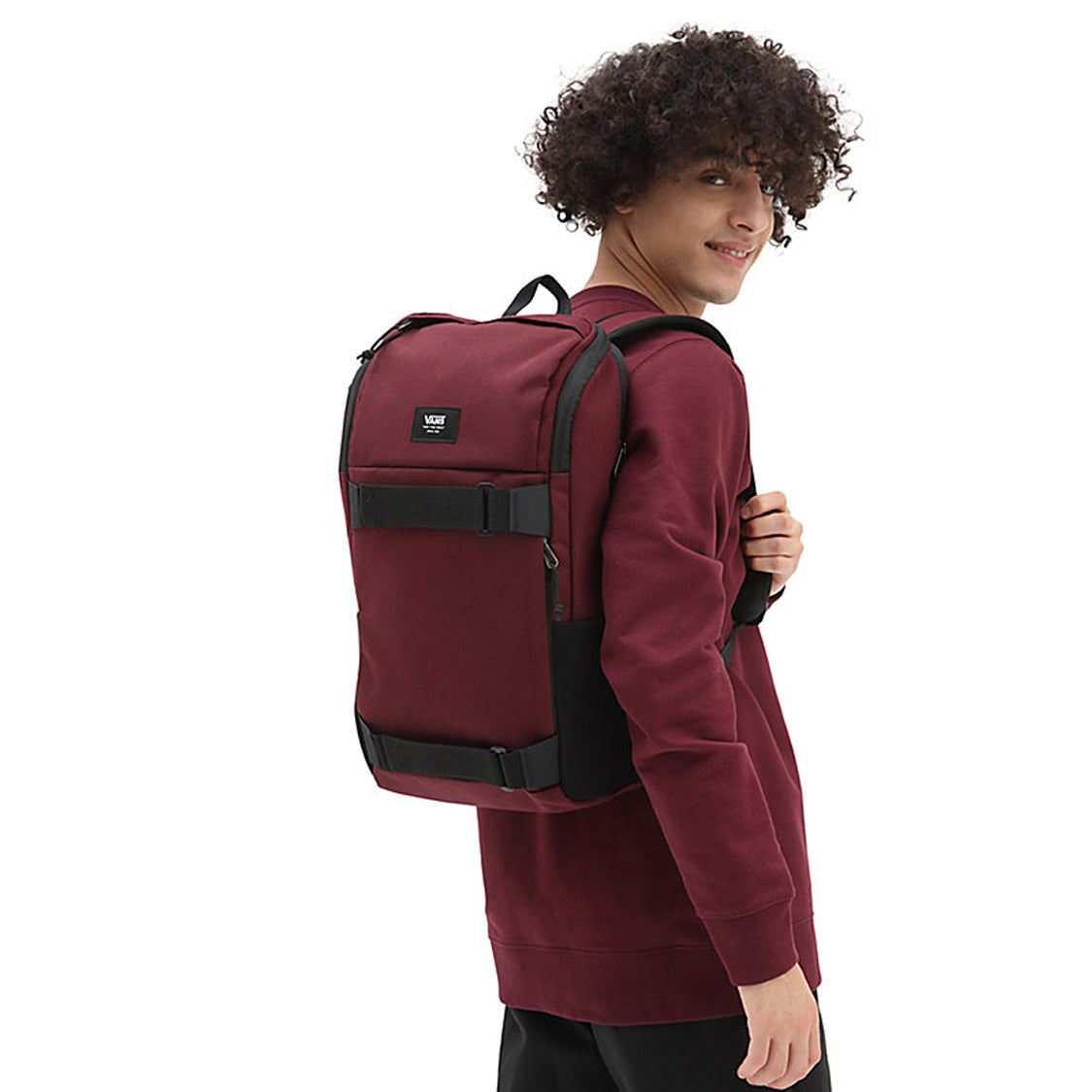 Vans obstacle skate discount backpack in black ripstop