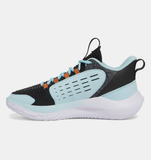 Under Armour Women's UA Breakthru 5 UAA Basketball Shoes - Stream / Black / Blaze Orange - 494
