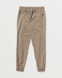 Volcom Mens Frickin Slim Jogger Pants - Khaki