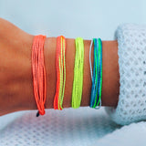 Pura Vida Solid Original Bracelet ~ Neon Yellow