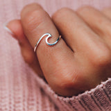 Pura Vida Ring ~ Silver Wave
