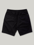 Volcom Mens Frickin Elastic Waist Shorts - Black