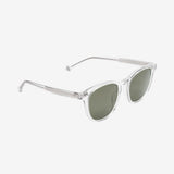 Electric Oak Sunglasses - Crystal Bio Acetate/Grey Polarized