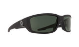 Spy Dirty Mo Sunglasses - Soft Matte Black - HD Plus Gray Green Polar