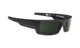 Spy General Sunglasses - Soft Matte Black - Happy Gray Green