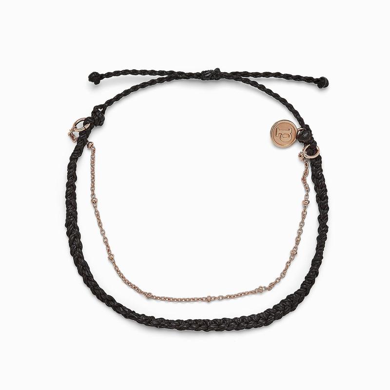 Pura vida black anklet sale