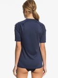 Roxy Womens Whole Hearted Short Sleeve Rashguard