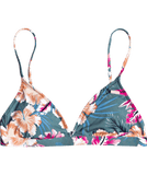 Roxy W Printed Beach Classics Fixed Triangle Bikini Top