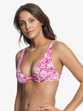 Roxy W Blooming Ride Underwired Elongated Tri Bikini Top