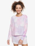 Roxy Womens Sunshine Spirit Cosy Long Sleeve Tie-Dye Top