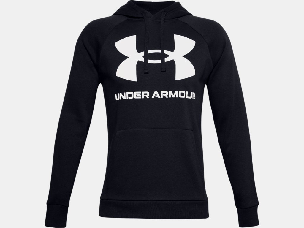Under Armour Men's UA Rival Fleece Big Logo Hoodie Hoody Sweatshirt 1357093