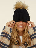Roxy Womens Ski Chic Beanie - True Black