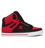 DC Men's Pure High-Top Shoes - Red/Black