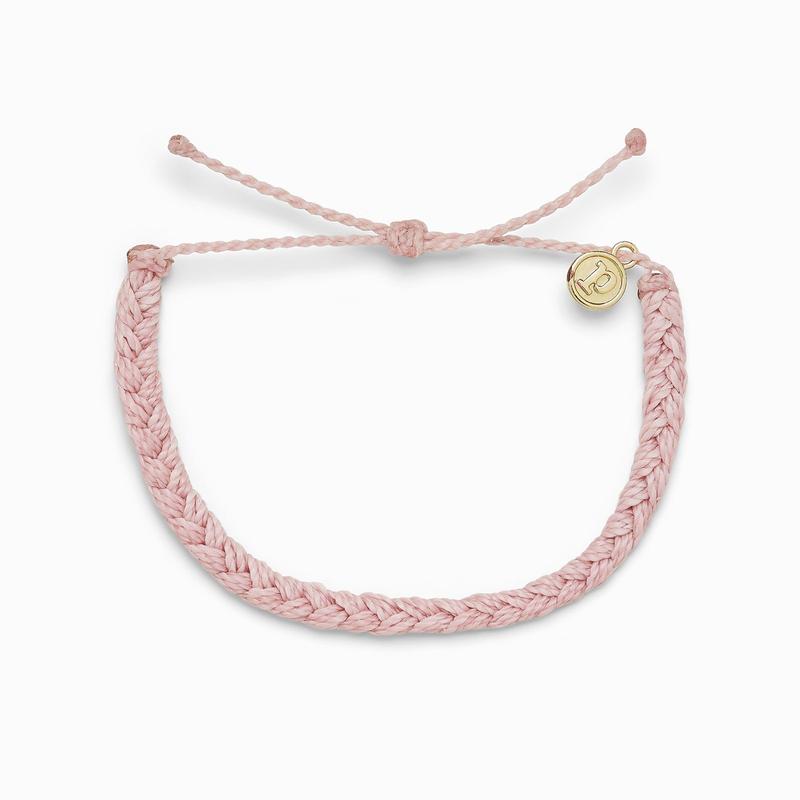 Pink sale braided bracelet