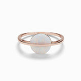 Pura Vida Ring ~ Opal Saturn Rose Gold