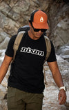 Nixon Iconed Trucker Hat - Orange / Brown