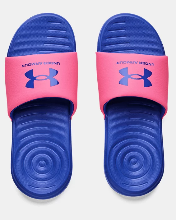 Ansa Fixed Under Armour Slides Girls Under Armour Girls' UA Ansa