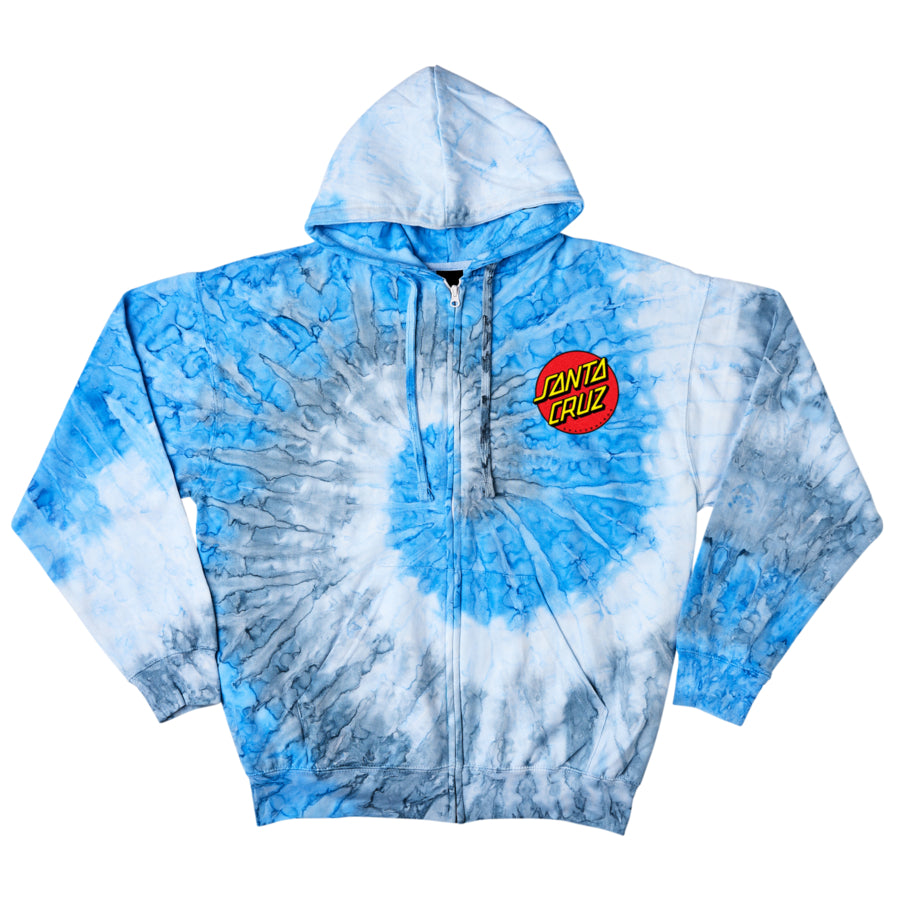 Santa cruz classic dot cheap zip hoodie