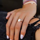 Pura Vida Ring ~ Opal Saturn Rose Gold