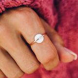 Pura Vida Ring ~ Opal Saturn Rose Gold