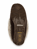 Manitobah Women's Street Suede Moccasin - Dark Brown
