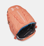 Under Armour UA Hustle 5.0 Backpack - Bubble Peach / Orange Dream