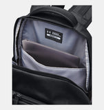 Under Armour UA Hustle Pro Backpack - Black / Metallic Silver