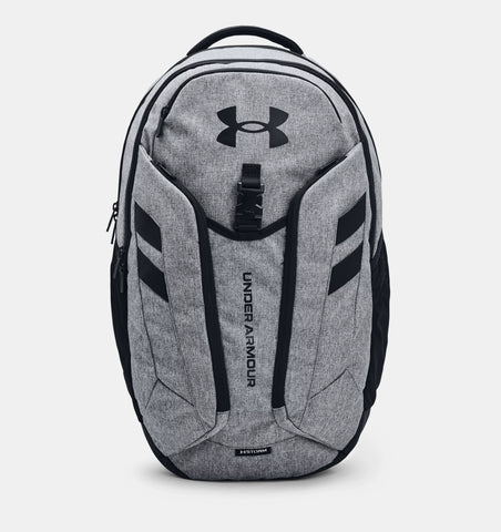 Under Armour UA Hustle Pro Backpack - Pitch Gray Medium Heather / Black