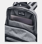 Under Armour UA Hustle Pro Backpack - Pitch Gray Medium Heather / Black