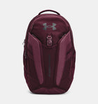 Under Armour UA Hustle Pro Backpack - Dark Maroon / Legendary Black