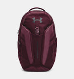 Under Armour UA Hustle Pro Backpack - Dark Maroon / Legendary Black