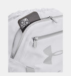 Under Armour UA Undeniable Sackpack - White / Halo Gray