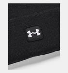 Under Armour Men's UA Halftime Ribbed Beanie - Black