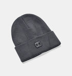 Under Armour Men's UA Halftime Cuff Beanie -Pitch Gray / Black