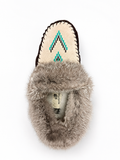 Manitobah Women's Street Suede Moccasin - Dark Brown