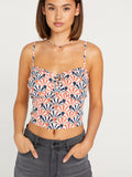 Volcom Womens Shellz Bellz Cami Tank Top