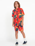 Volcom Big Boys Island Time Short Sleeve Shirt